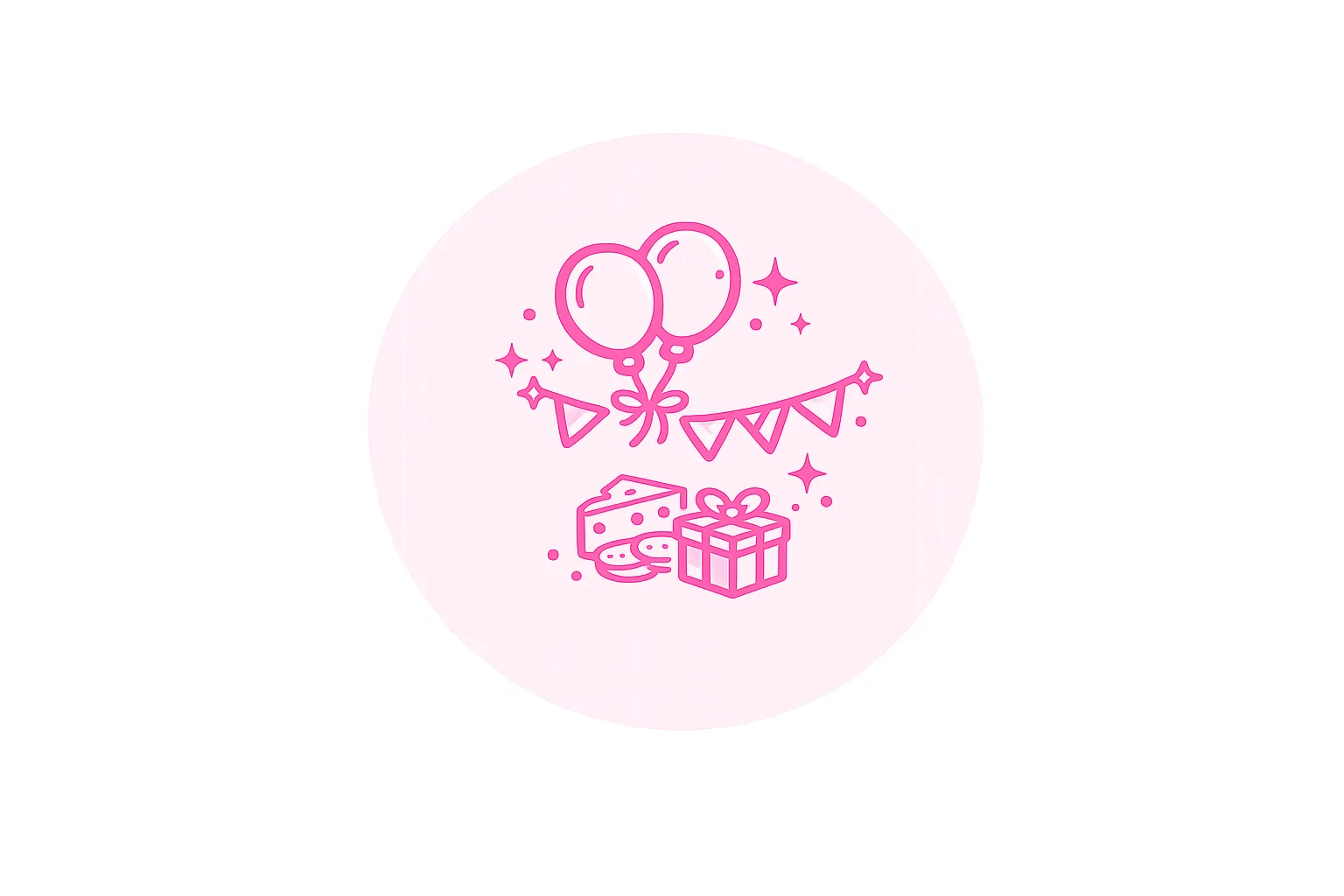 Decoracion extra con globos y guirnaldas